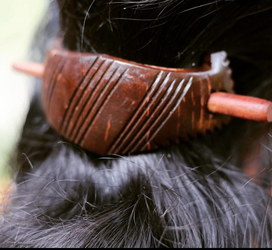 Eco-Friendly Wooden Hair Slides – Natural & Stylish