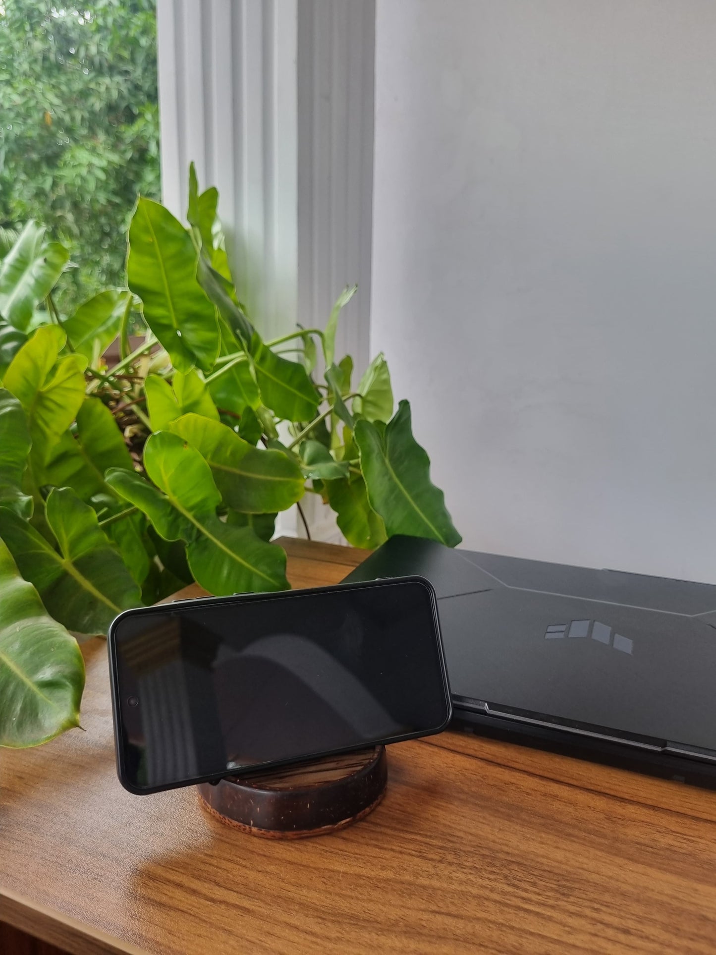 Eco-Friendly Coconut Shell Mobile Holder – Sustainable & Stylish