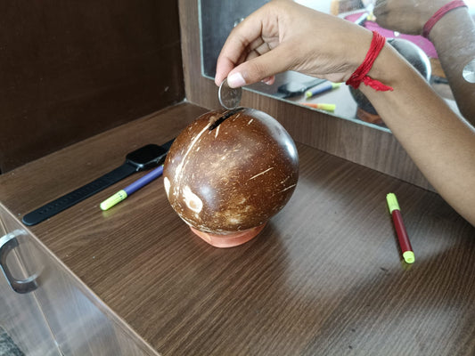 Eco-Friendly Wooden Piggy Bank – Save Sustainably